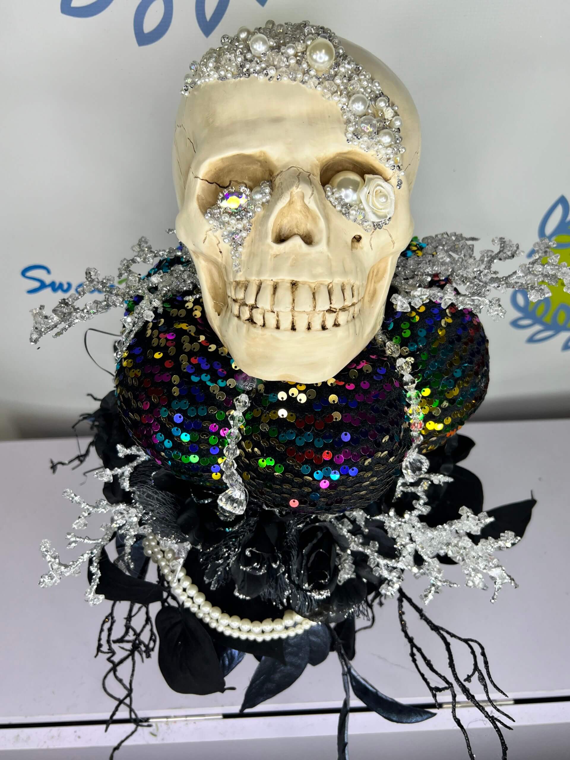 Halloween-Centerpiece-Skull