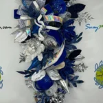 Blue White Silver Christmas Swag 8 Copy rotated 1