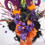 Halloween Witch Legs and Boot Cauldron Centerpiece 2 Halloween Witch Legs and Boots Cauldron Centerpiece 0 rotated