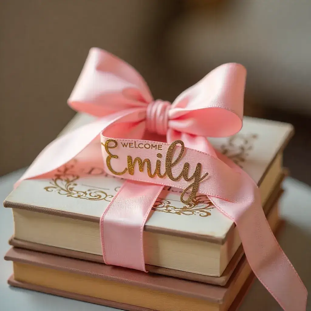 Ribbon Printing Service 1 baby shower gift custom ribbon print