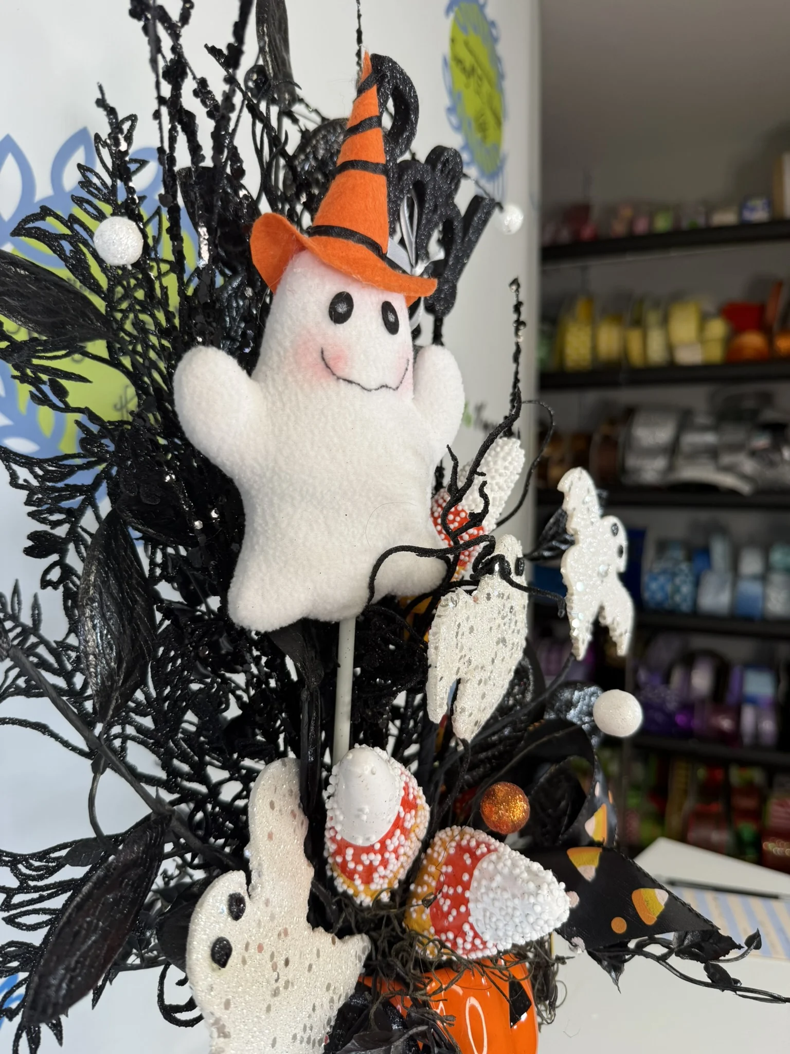 Ghost Halloween Centerpiece (2)