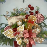 Large Gingerbread Christmas Centerpiece