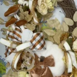 Large Neutral Fall Grapevine Wreath (3)