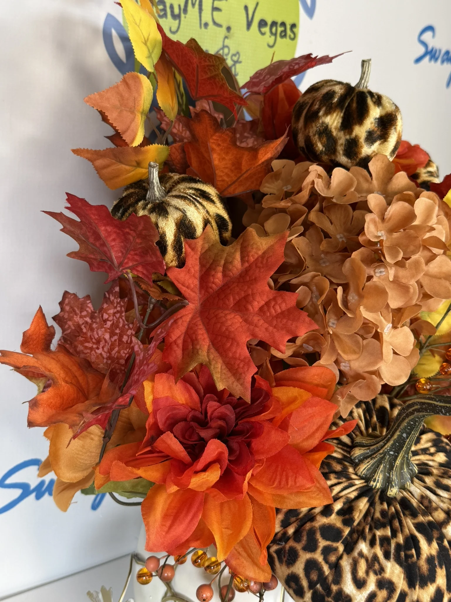 Luxury Leopard Pumpkin Centerpiece (1)