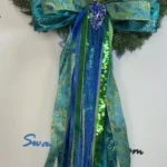 Peacock Christmas Bow 5 Peacock Christmas Bow (1)