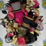 Pink Skull Halloween Wreath (4)