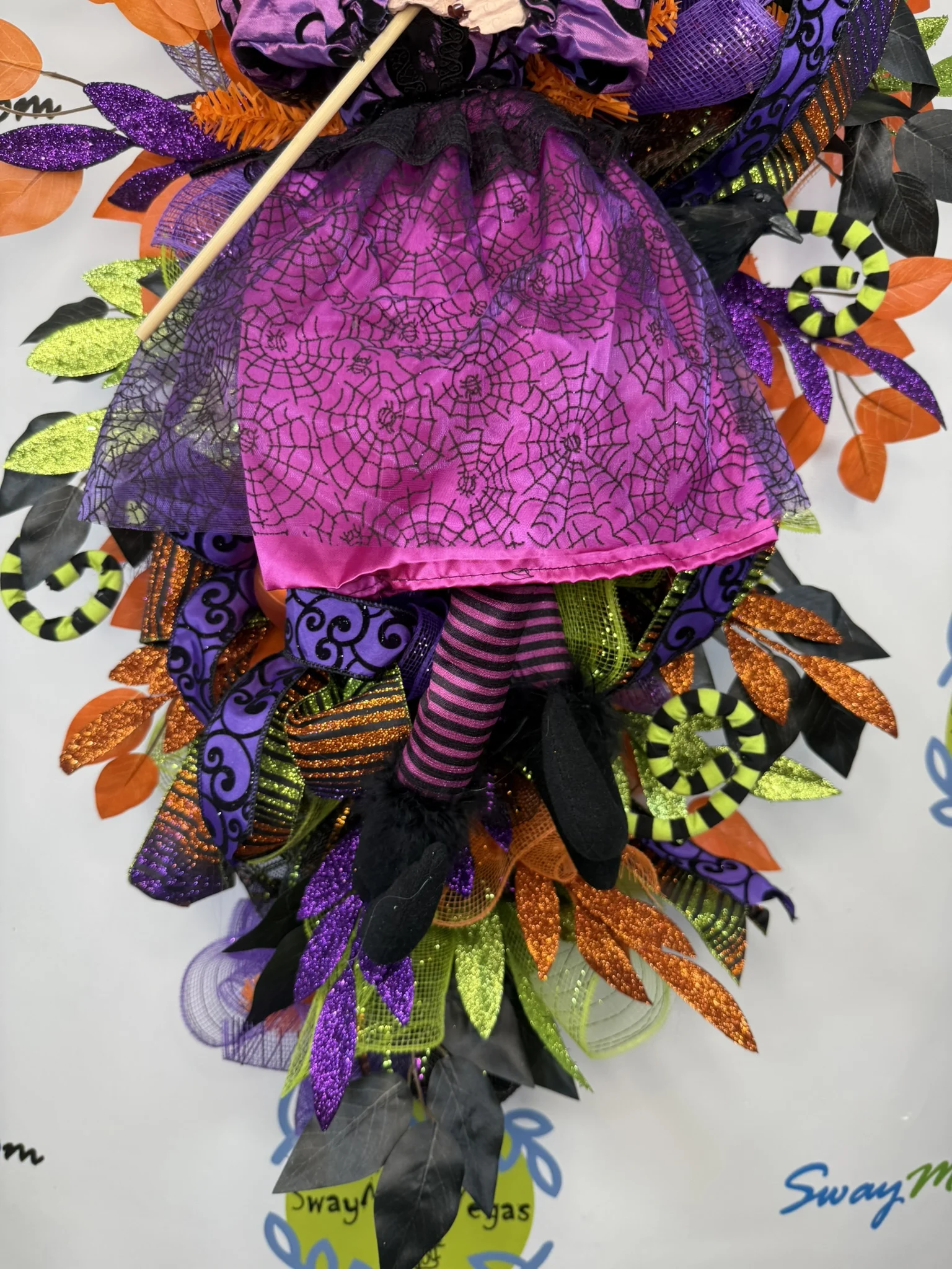 Purple Witch Halloween Swag (11)