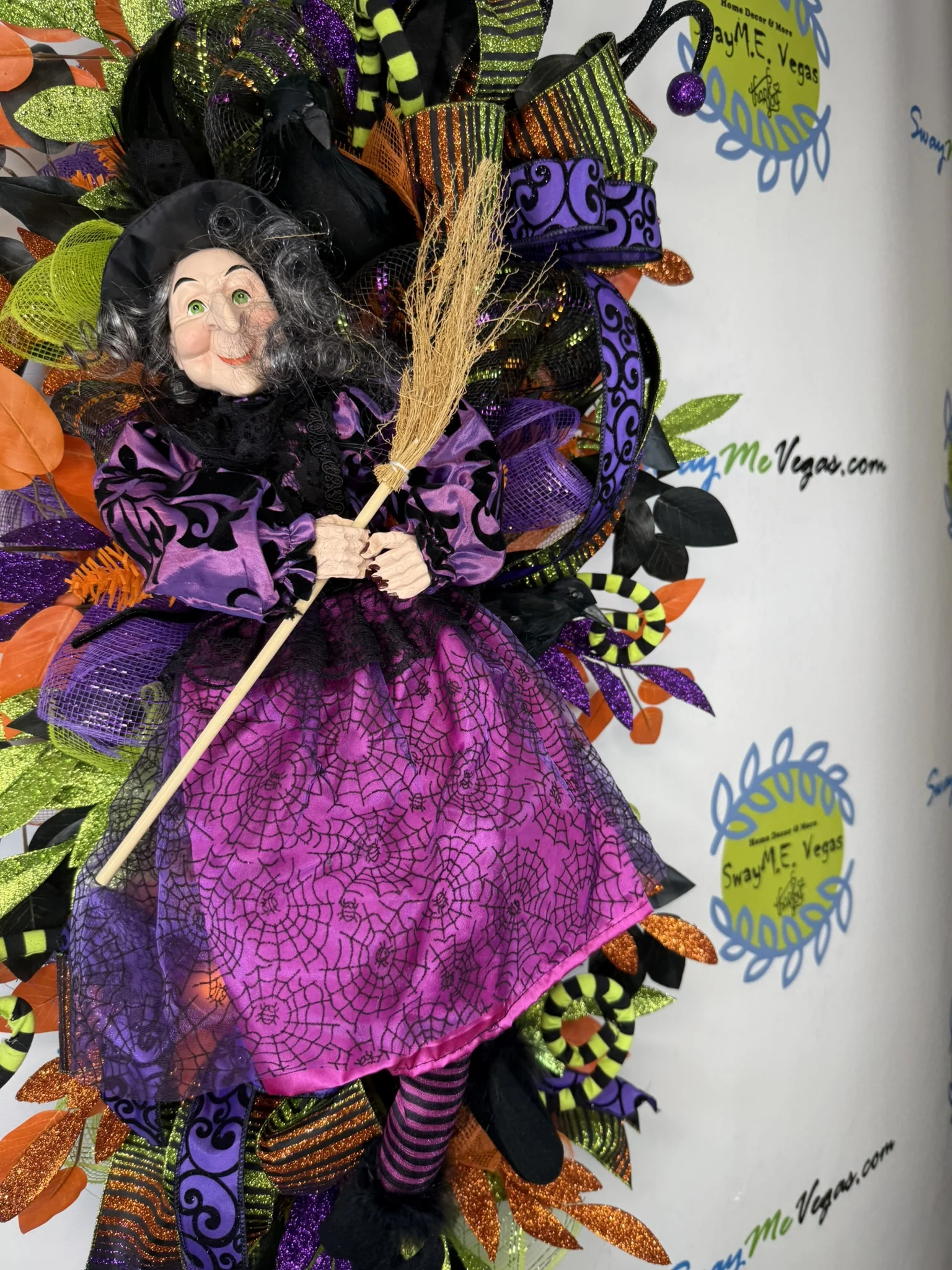 Purple Witch Halloween Swag (8)
