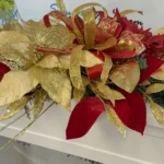 Red And Gold Christmas Centerpiece (23)