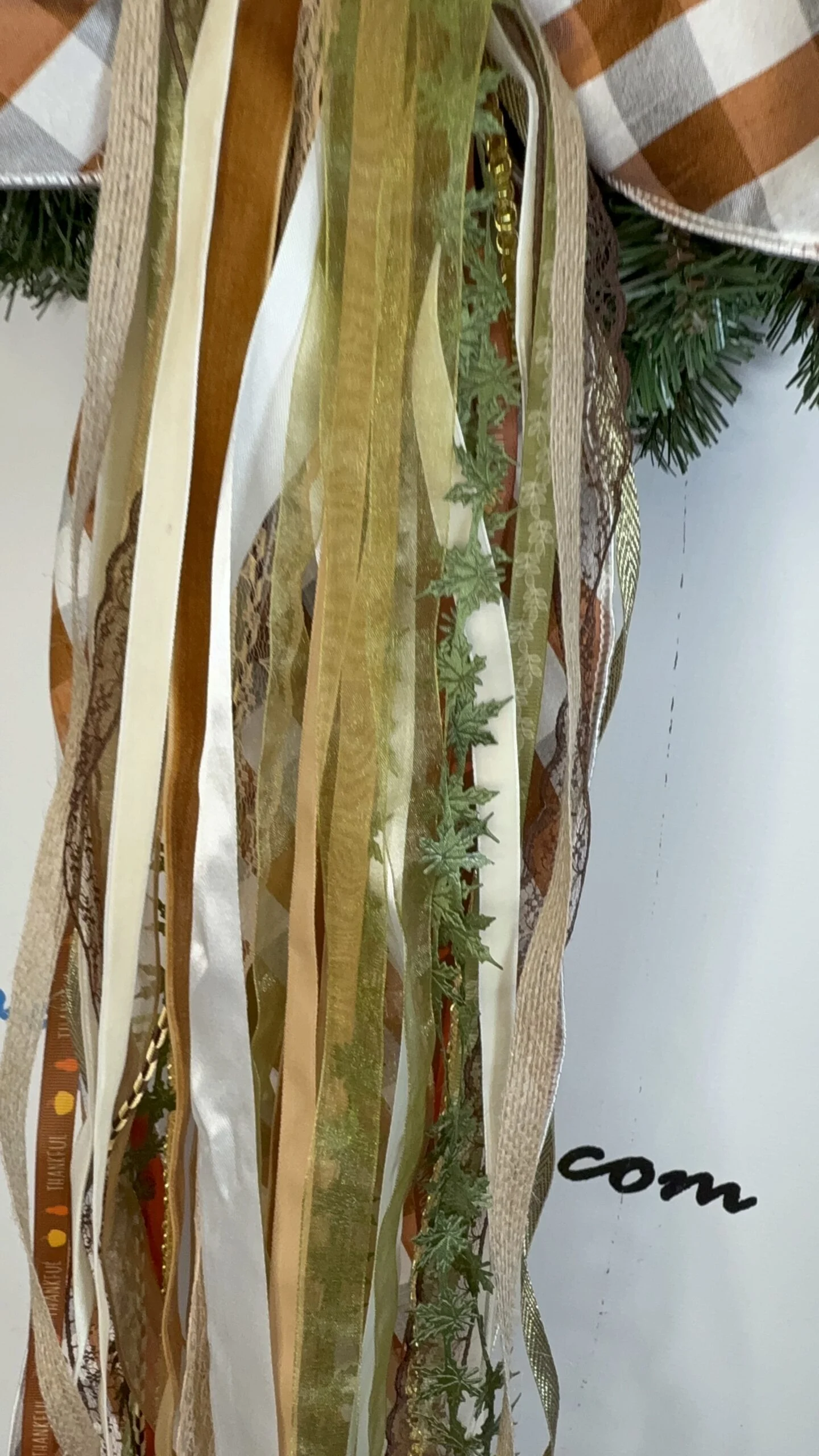Rustic Check Fall Bow (7)