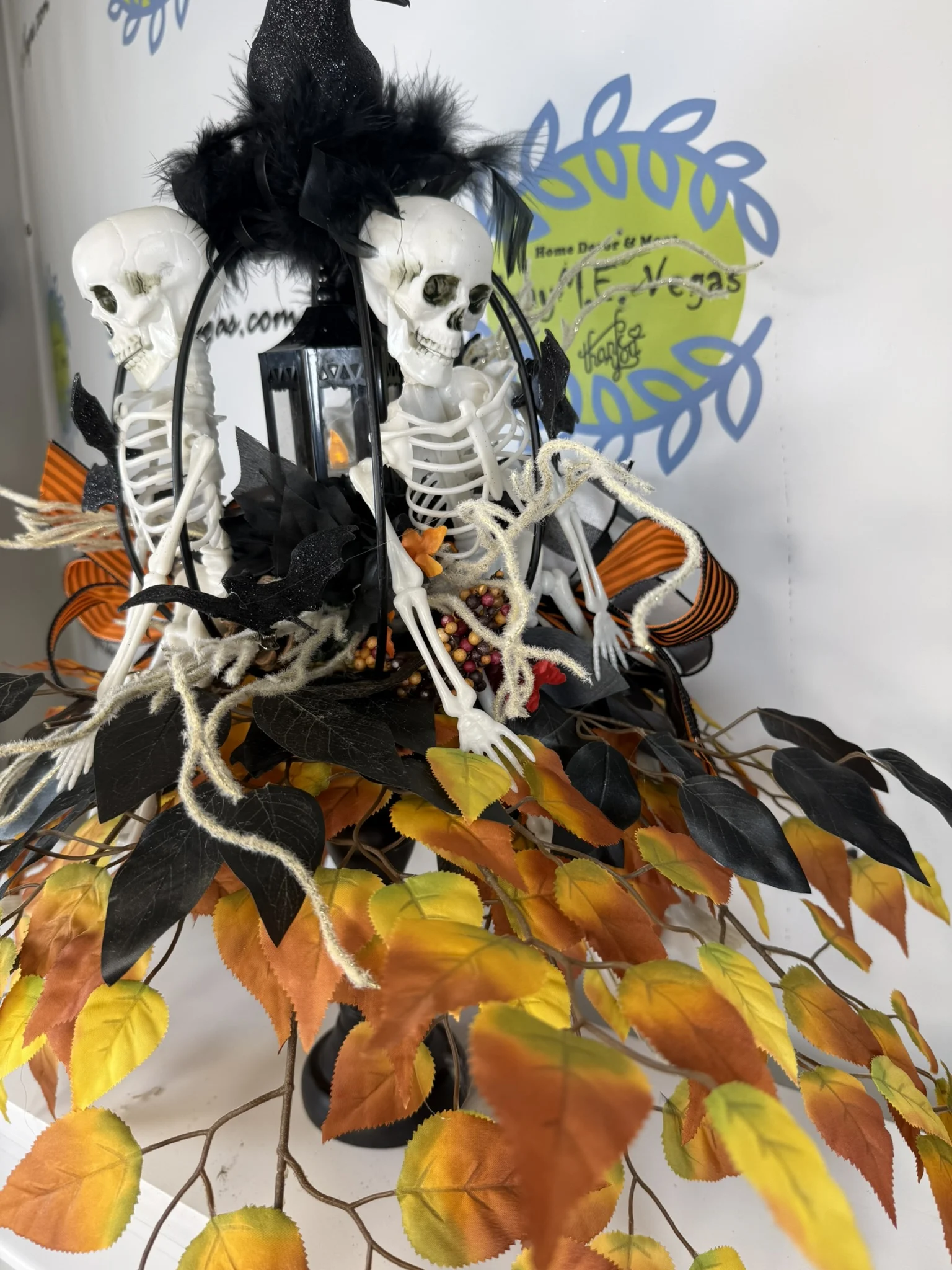 Skeleton Halloween Centerpiece (4)