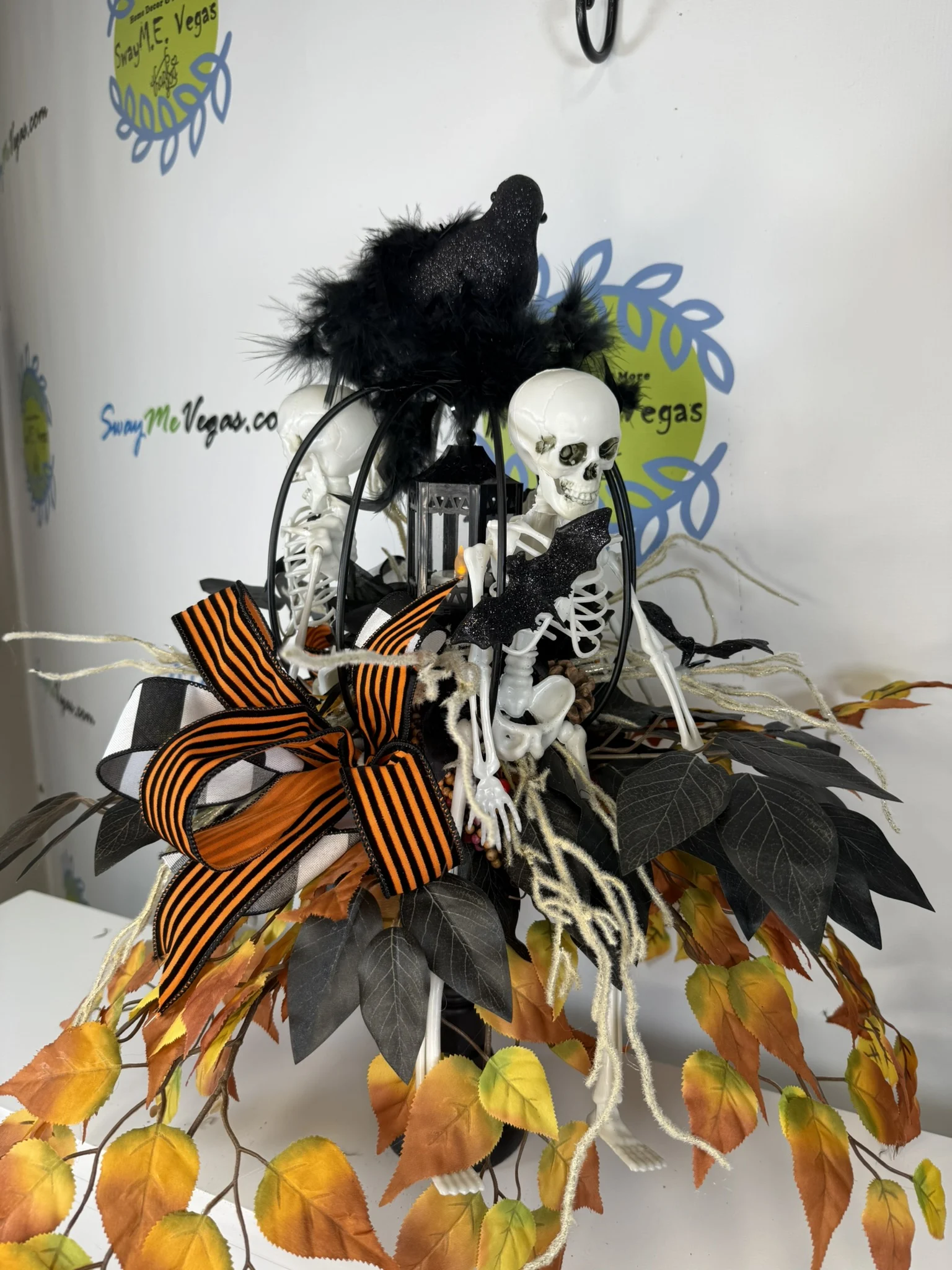 Skeleton Halloween Centerpiece (9)