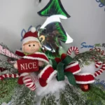 Whimsical Christmas Centerpiece Naughty And Nice (7)