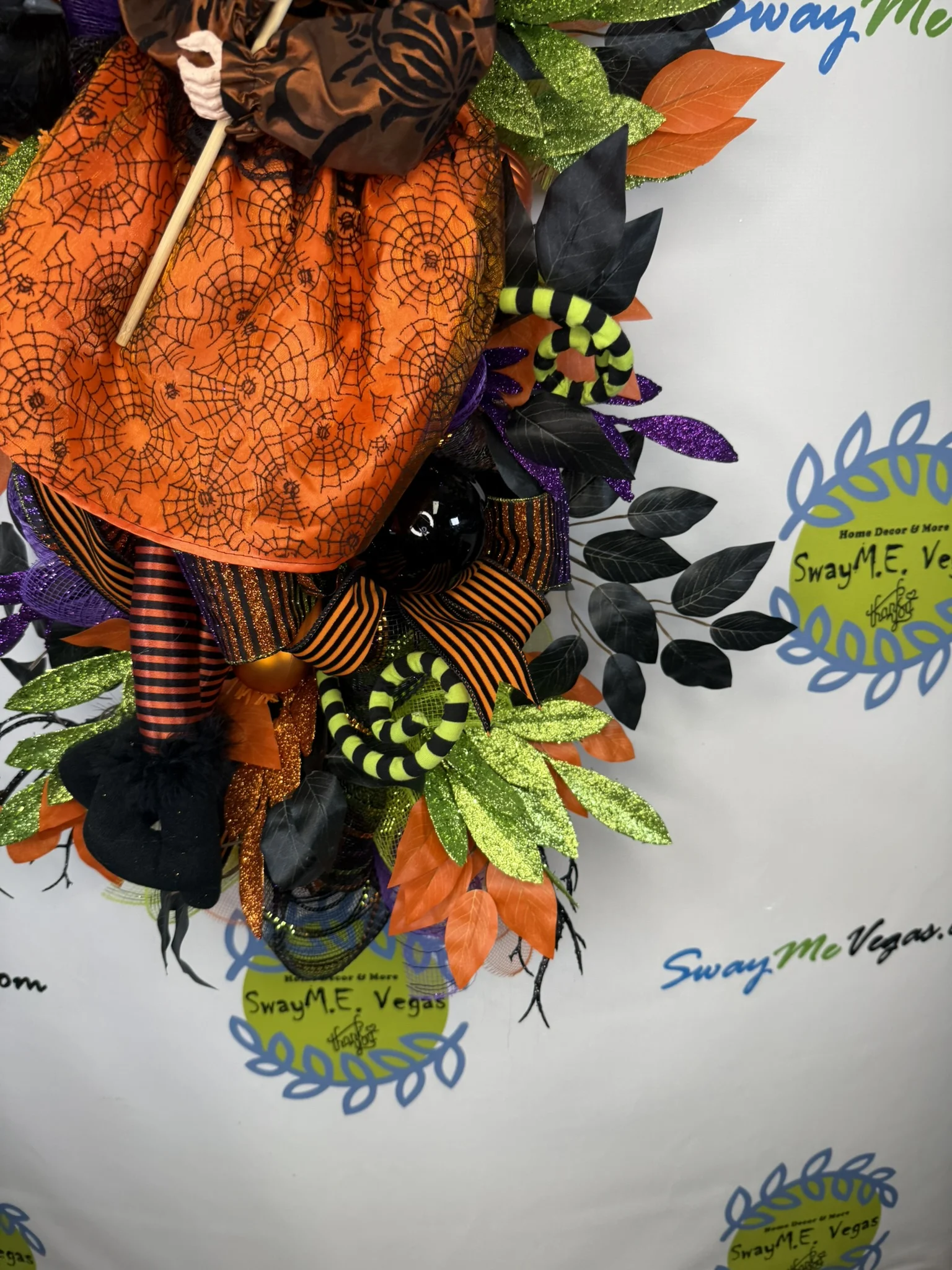 Witch Orange Halloween Swag (12)