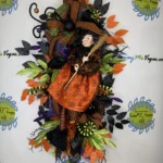 Witch Orange Halloween Swag (2)