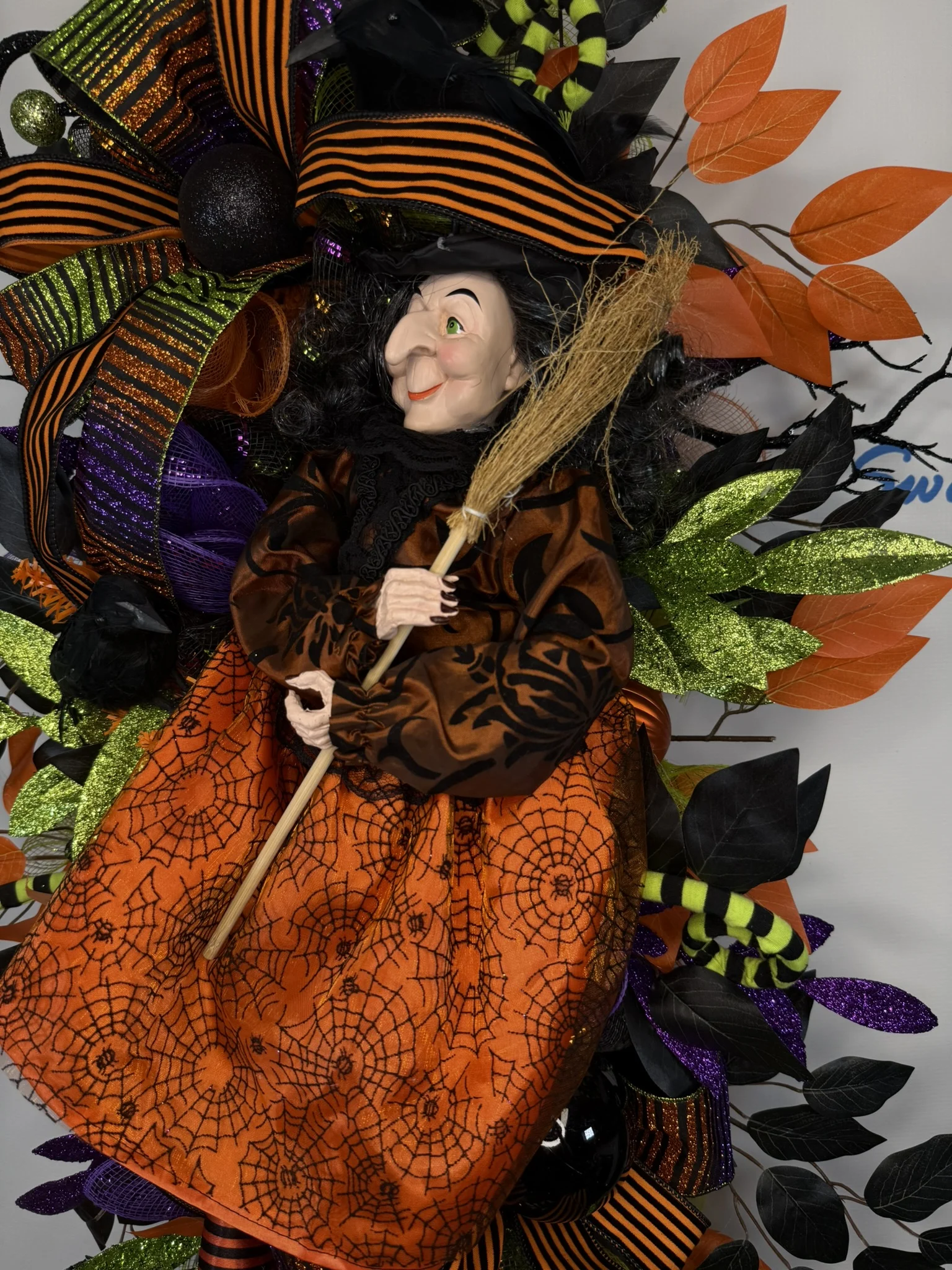 Witch Orange Halloween Swag (8)