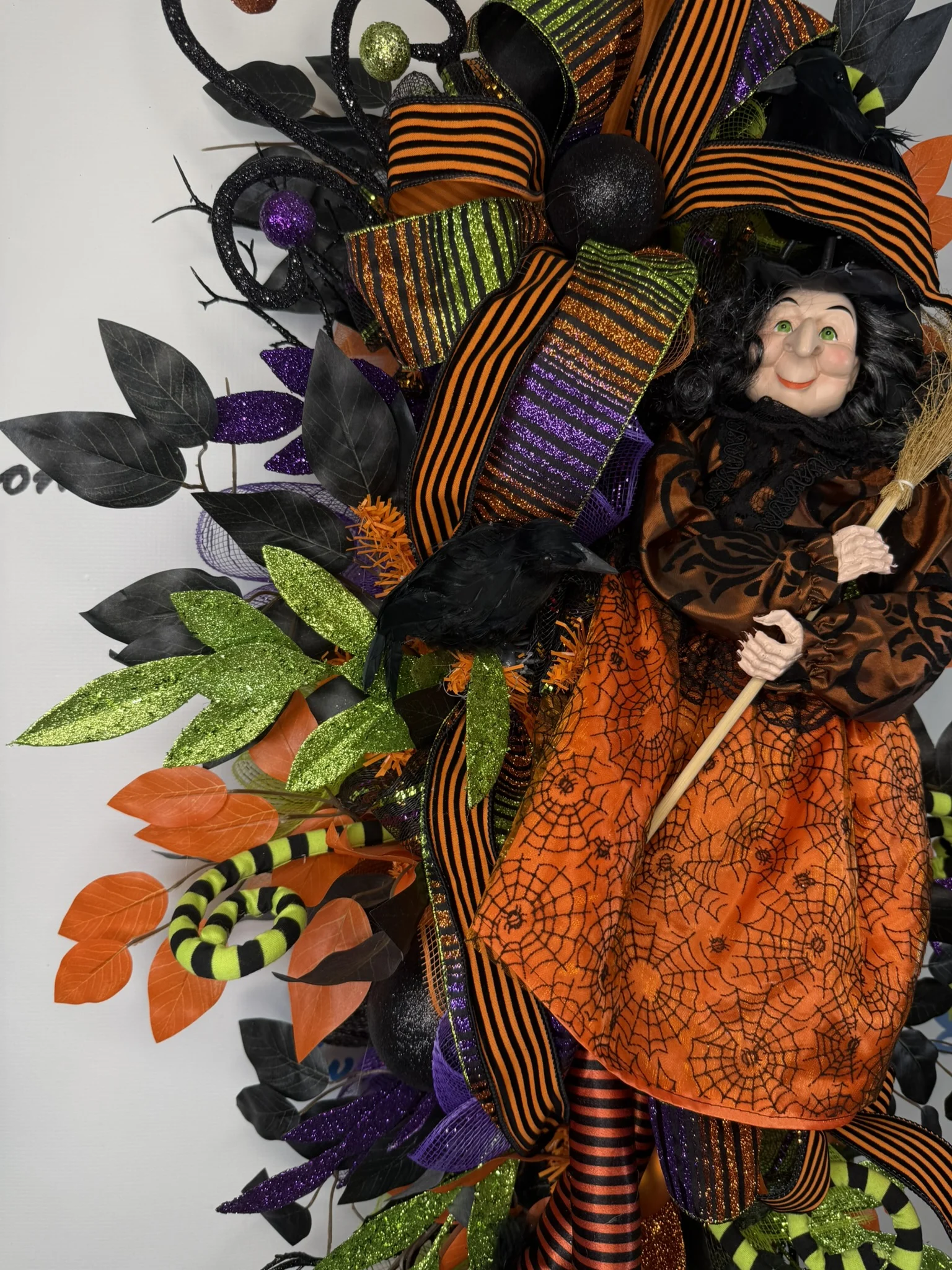 Witch Orange Halloween Swag (9)